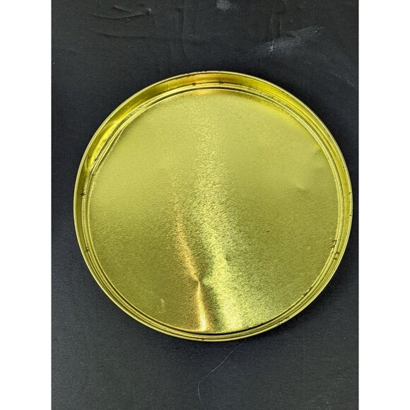 Happy Holidays Round Tin Container 5 Inches Round 2 Inches High C194 - Picture 2 of 7